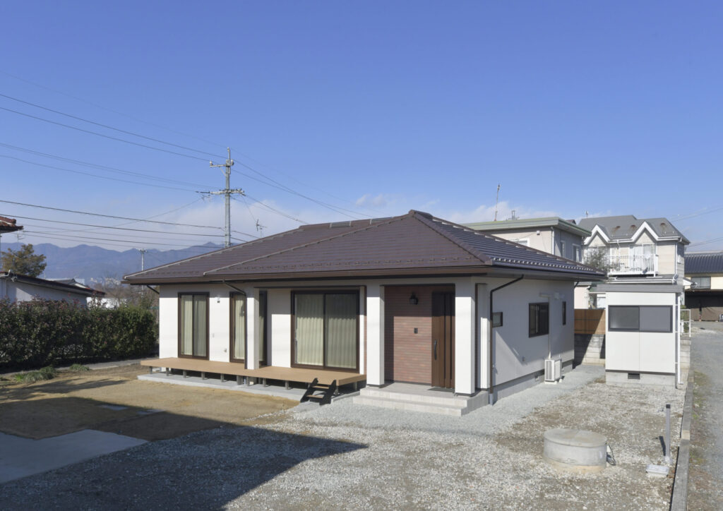 和の雰囲気を残しつつ現代の暮らしに合わせたＷＢ工法の平屋